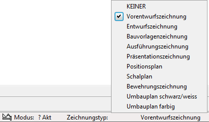 ZeichnungstypTeibildmodus