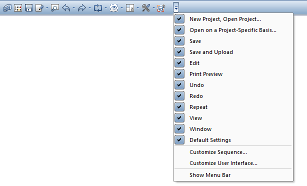 SymbolleisteSchnellzugriff