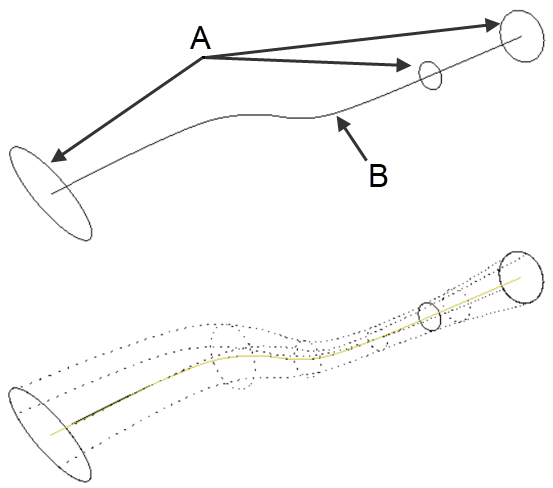 For example: solid from profiles and path